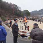 とんど祭にて