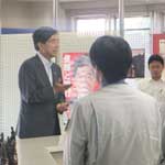 企業訪問にて